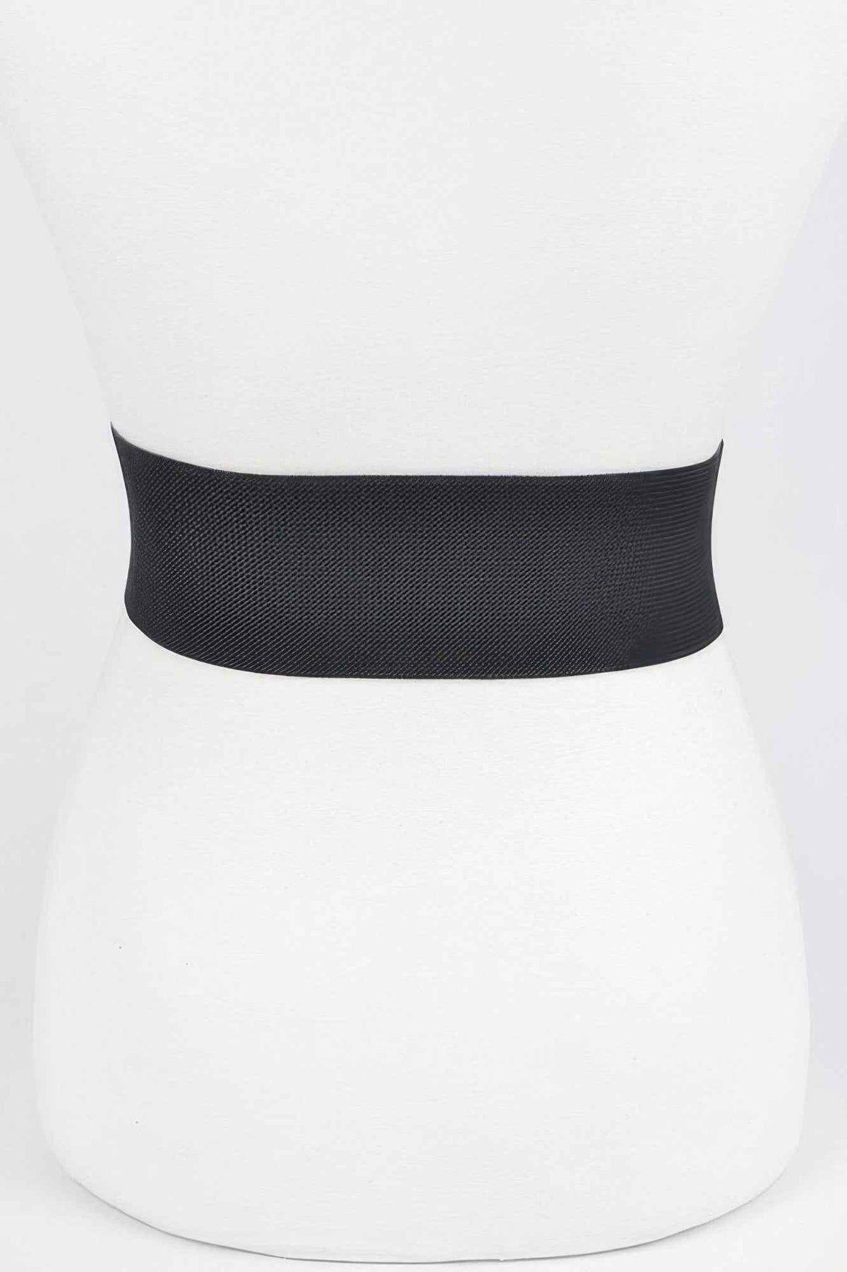 Big Metal Buckle Stretch Plus Size Belt