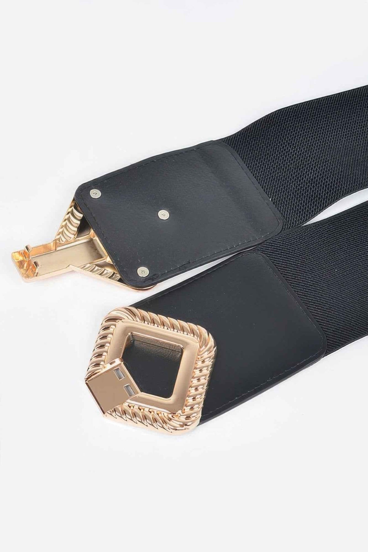 Big Metal Buckle Stretch Plus Size Belt