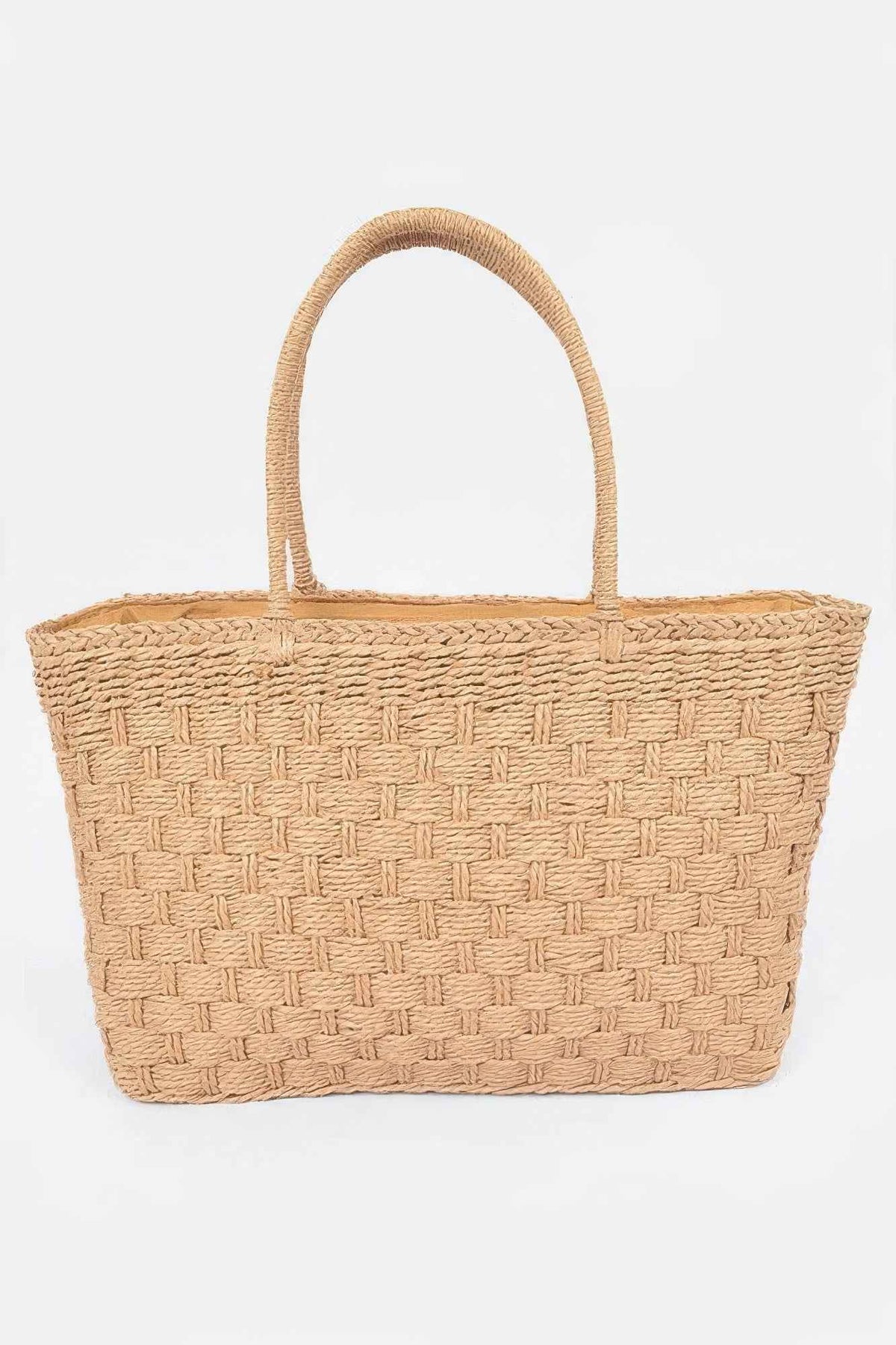 Straw Medium Tote Bag