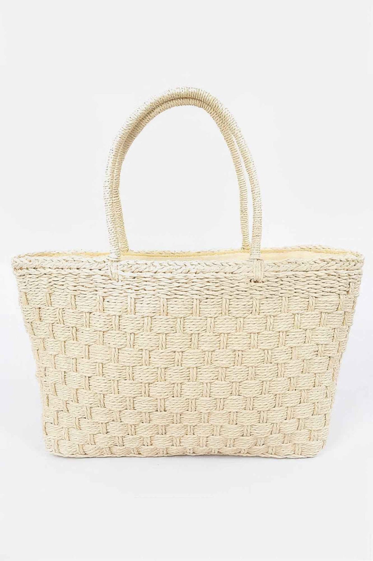Straw Medium Tote Bag