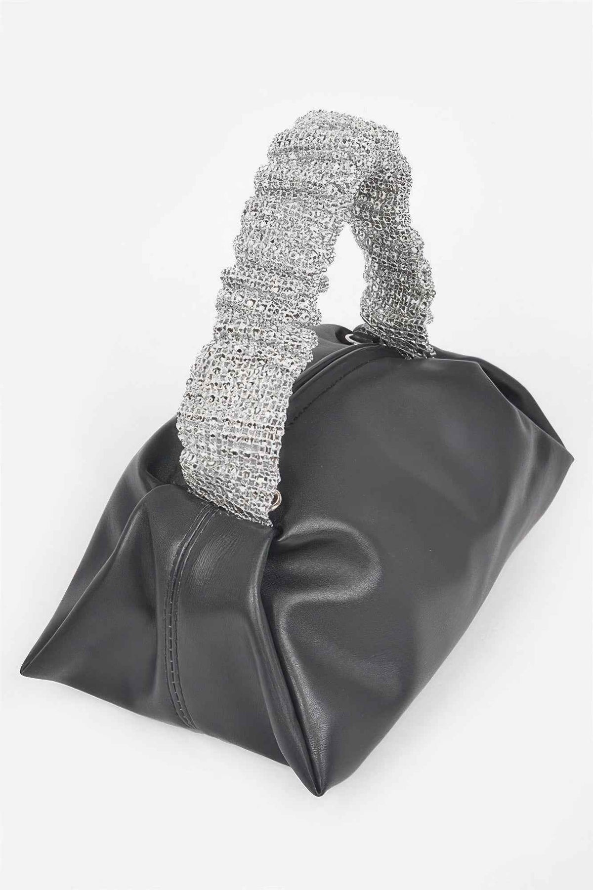 Faux Leather Shoulder Bag