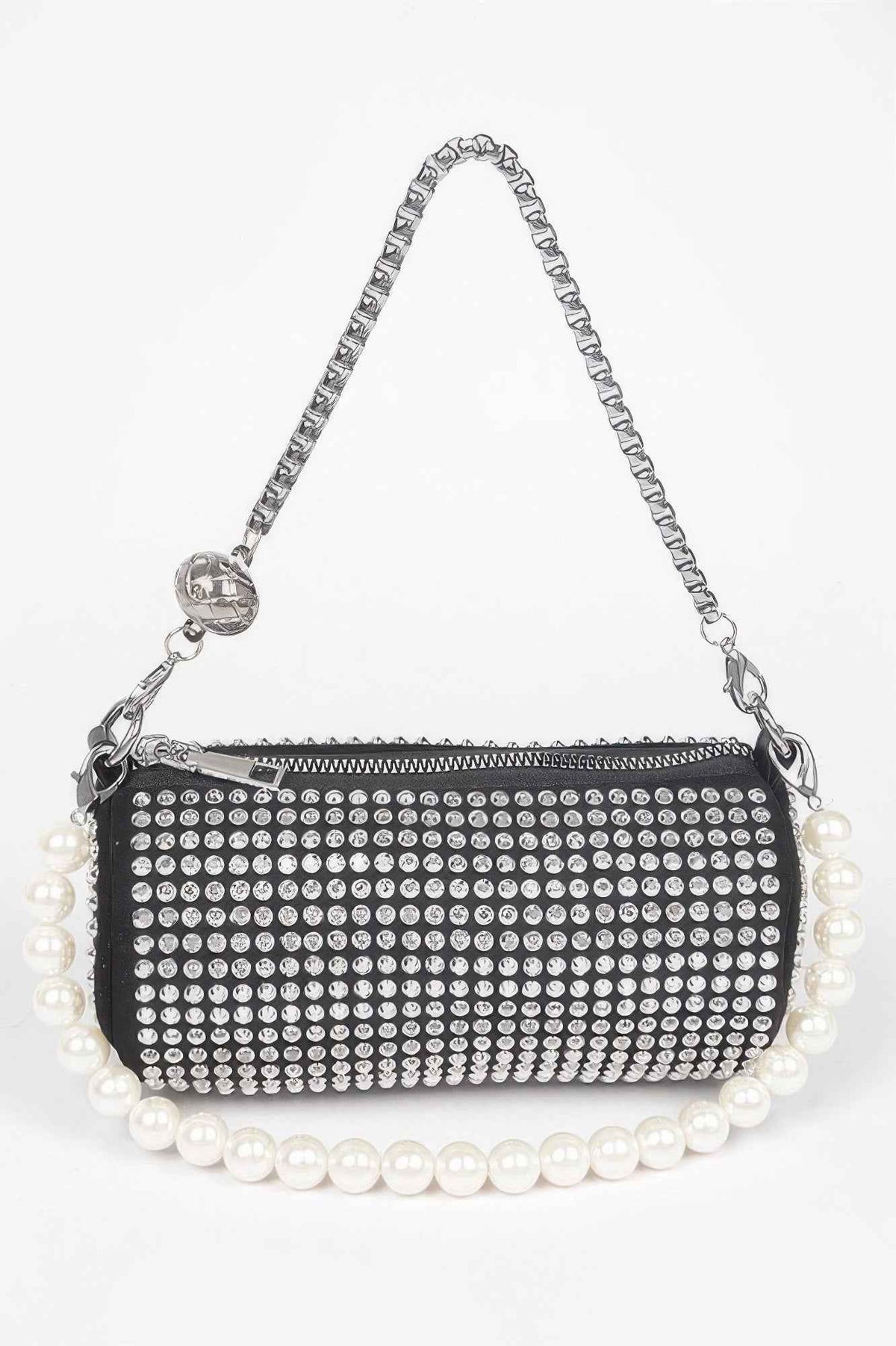 Hotfix Tube Pearl Handle Bag