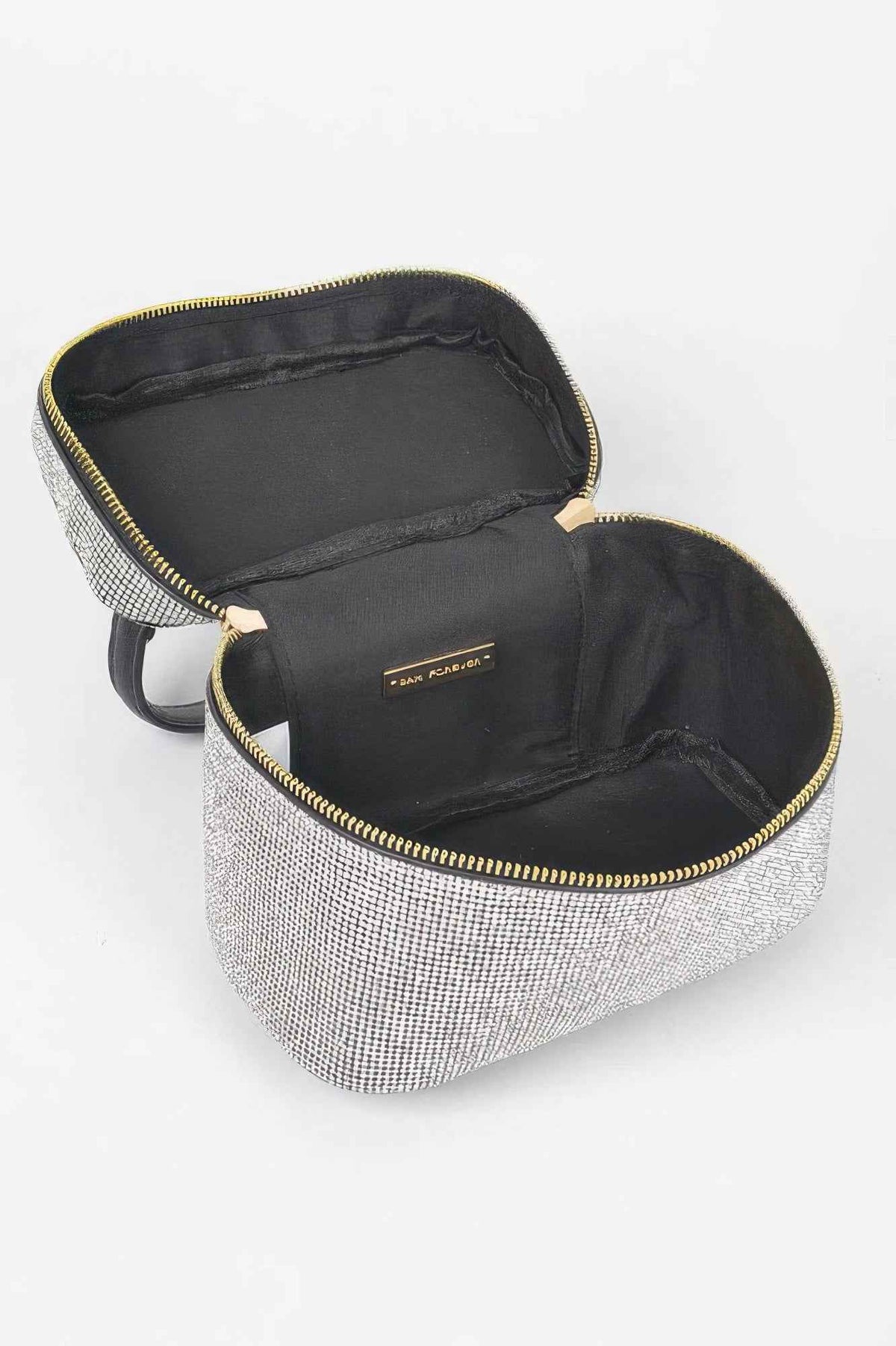 Rhinestone Top Handle Clutch