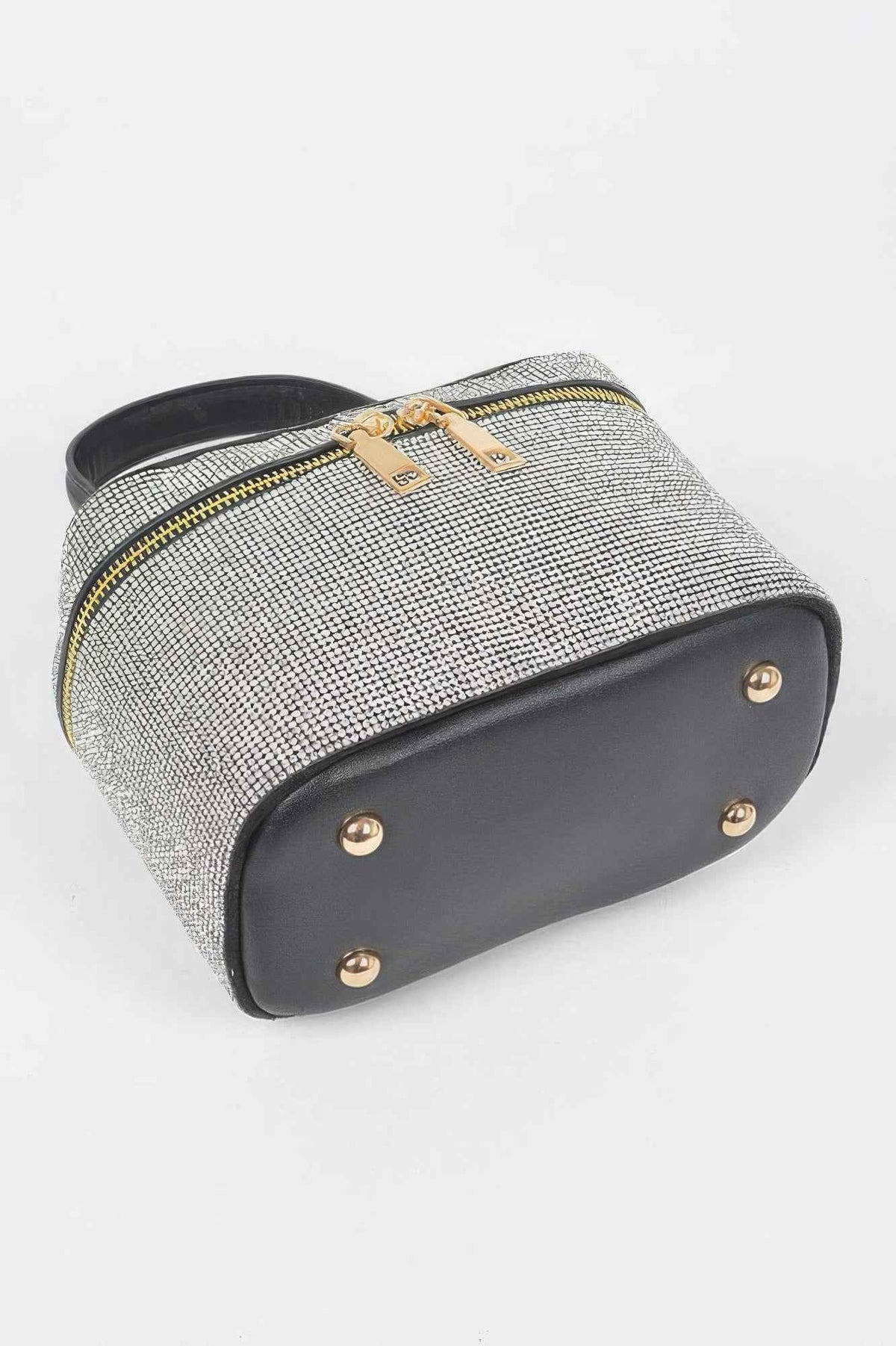 Rhinestone Top Handle Clutch