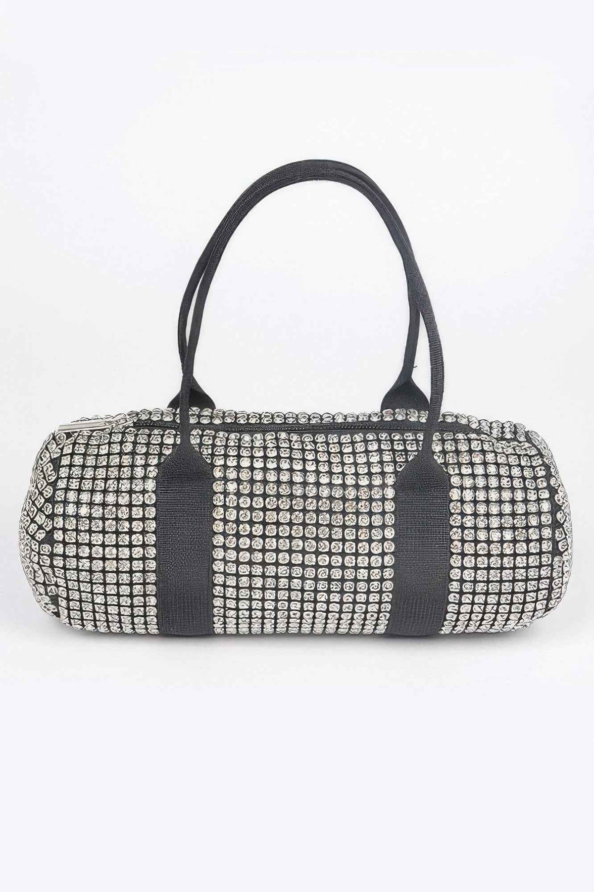 Mini Rhinestone Duffel Bag