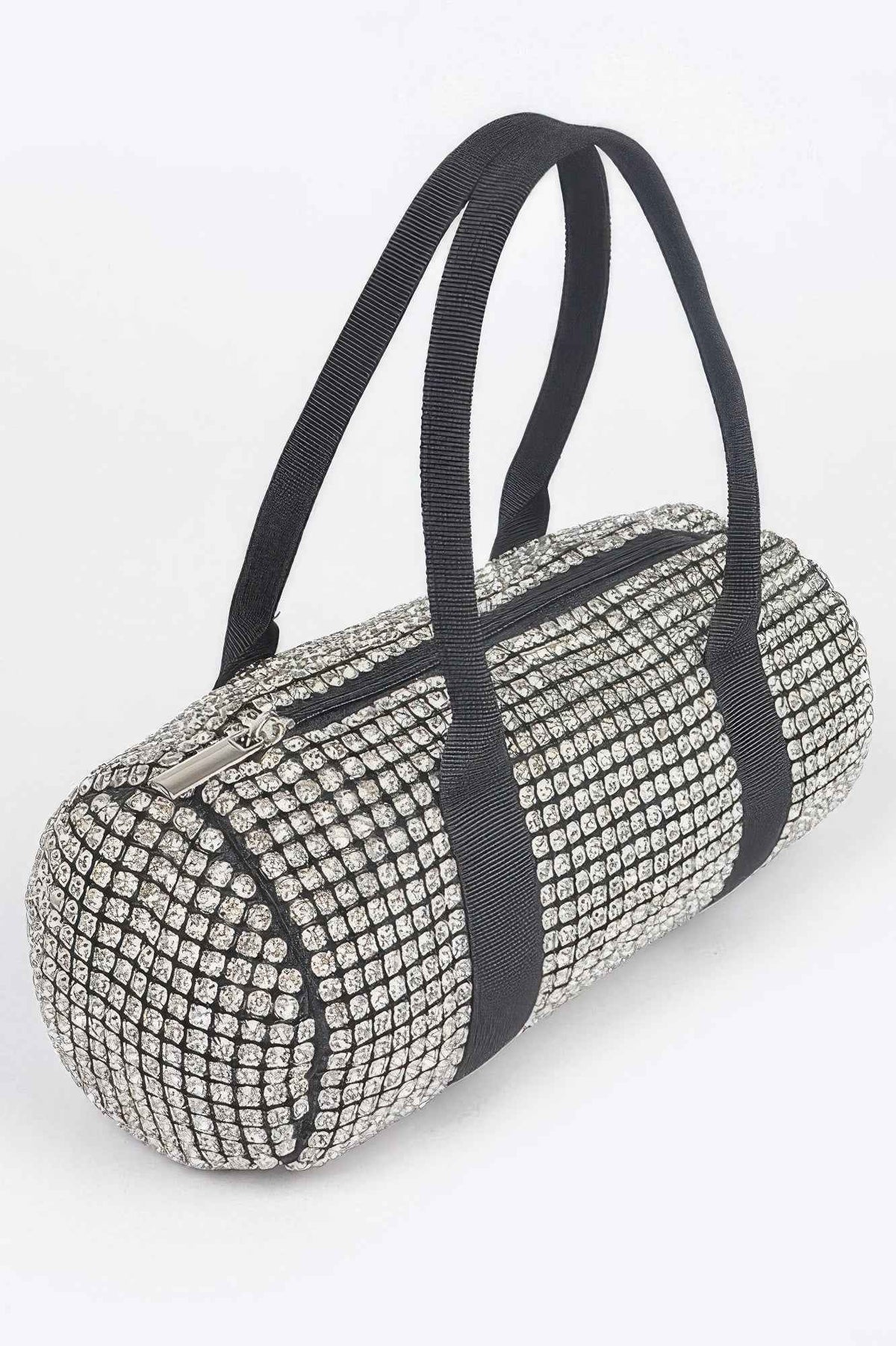 Mini Rhinestone Duffel Bag