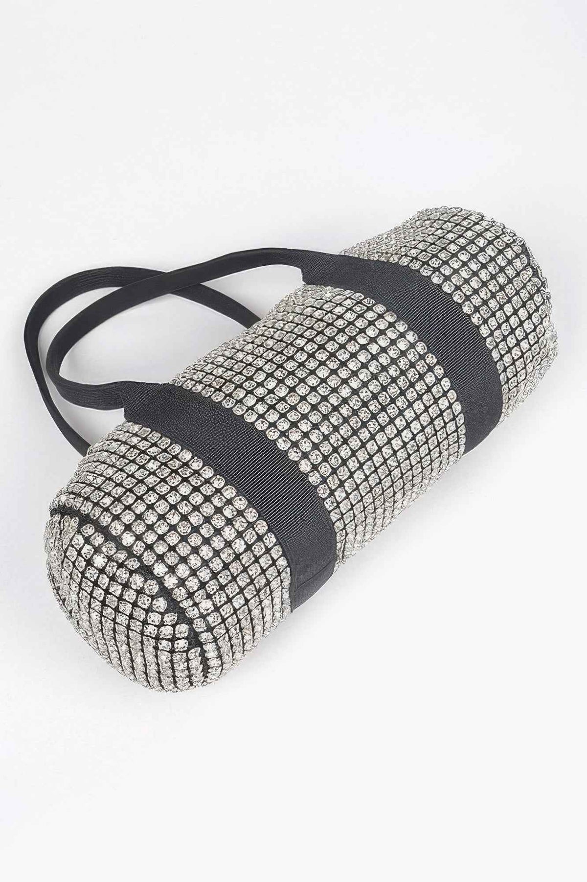 Mini Rhinestone Duffel Bag