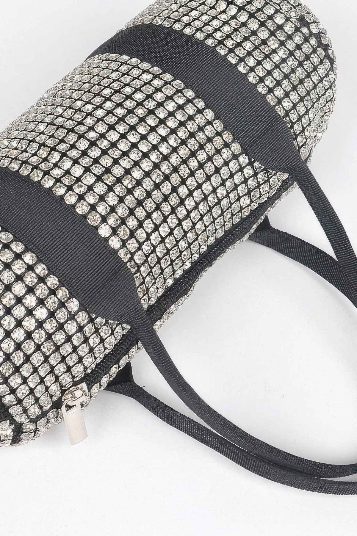 Mini Rhinestone Duffel Bag