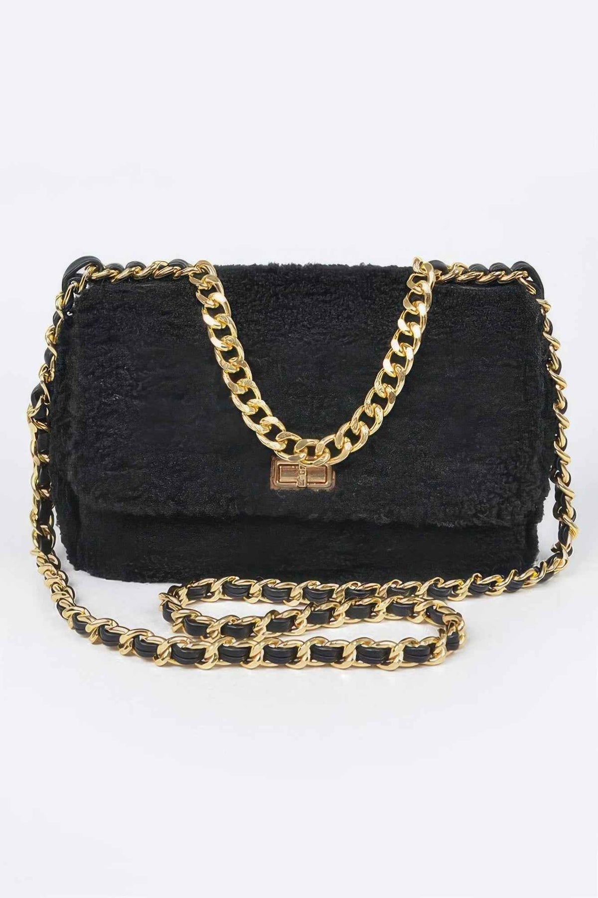 Faux Fur Shoulder Bag