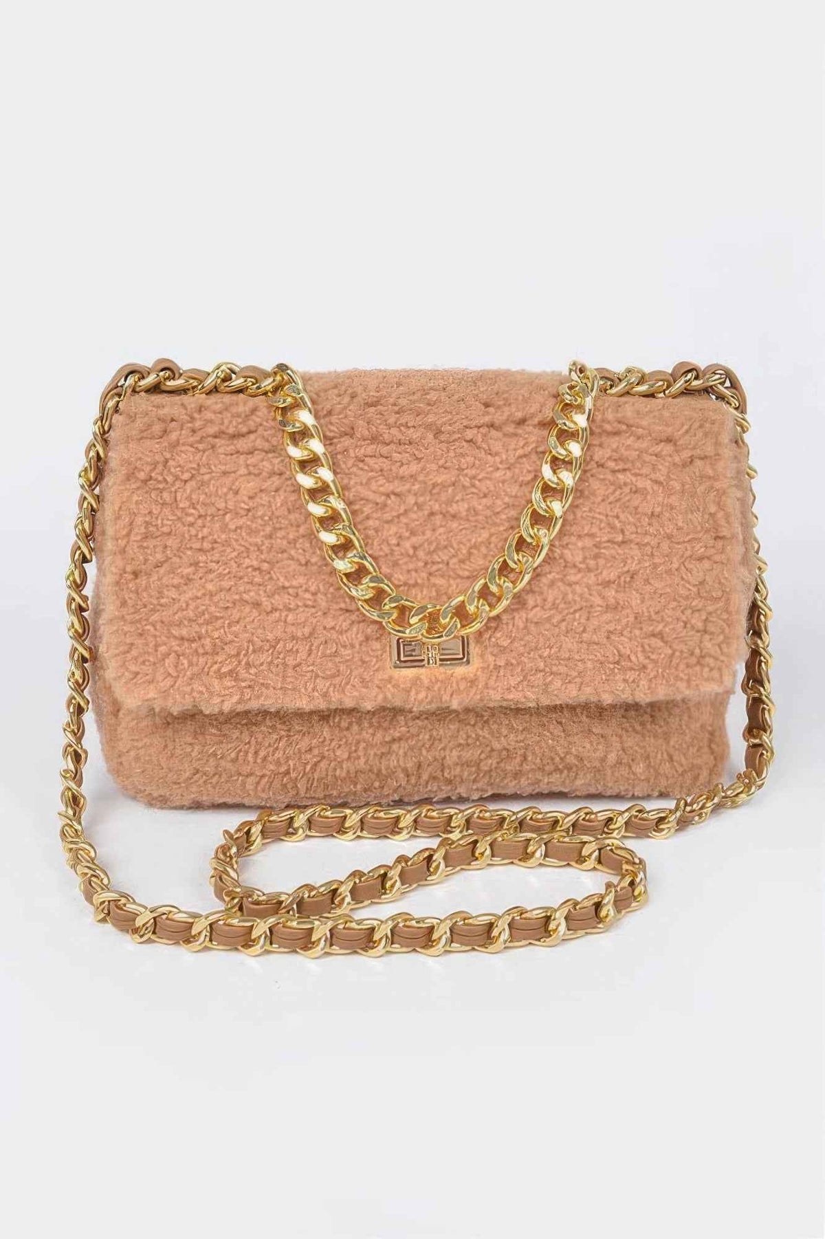 Faux Fur Shoulder Bag