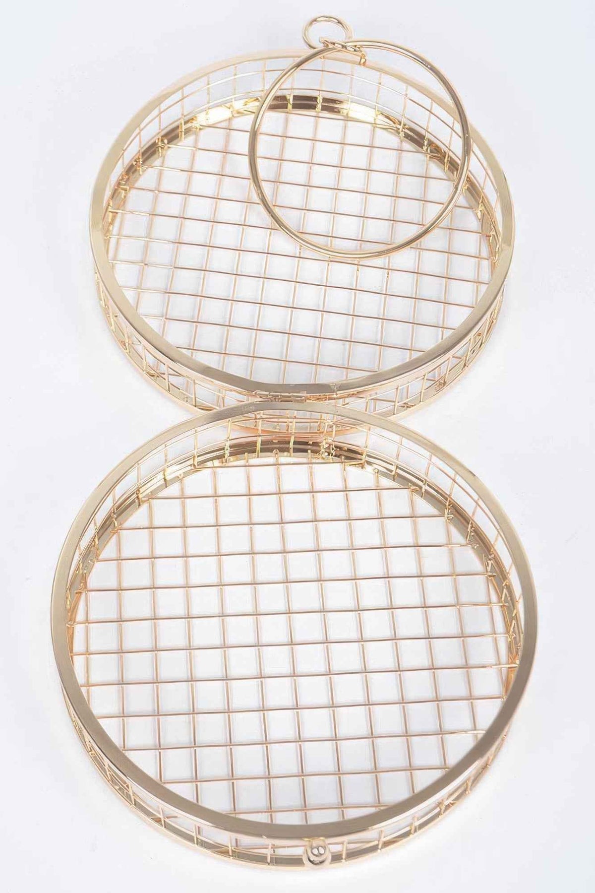Metal Wire Round Clutch