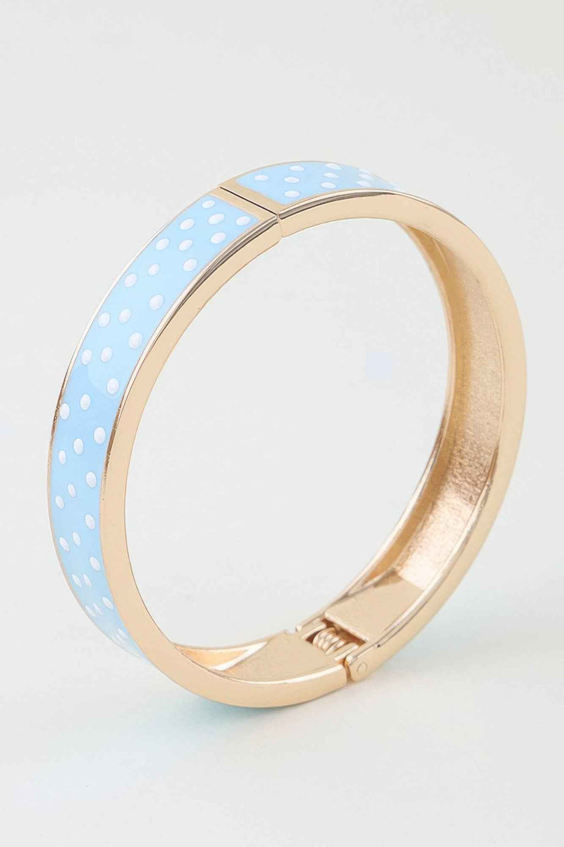 Bright Polka Dot Cuff Bracelet
