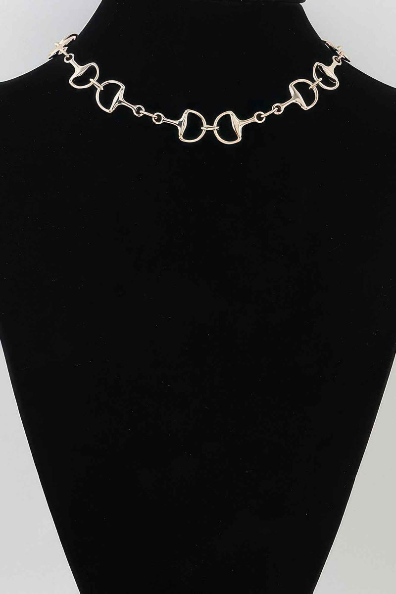 Polished Toggle Chain Choker Necklace