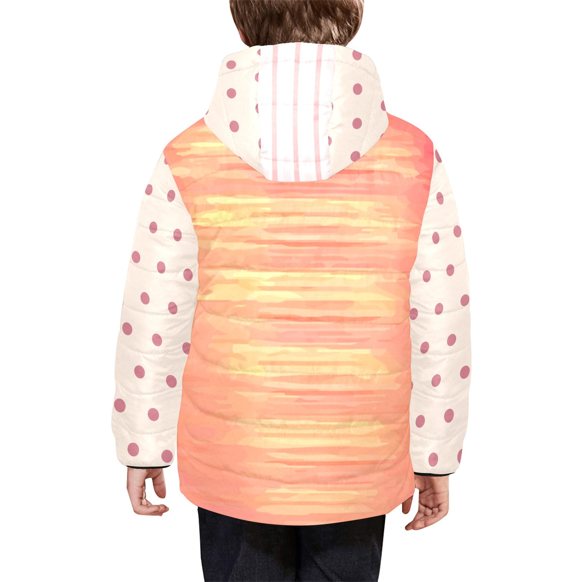 Kids' Padded Hooded Jacket (H45)