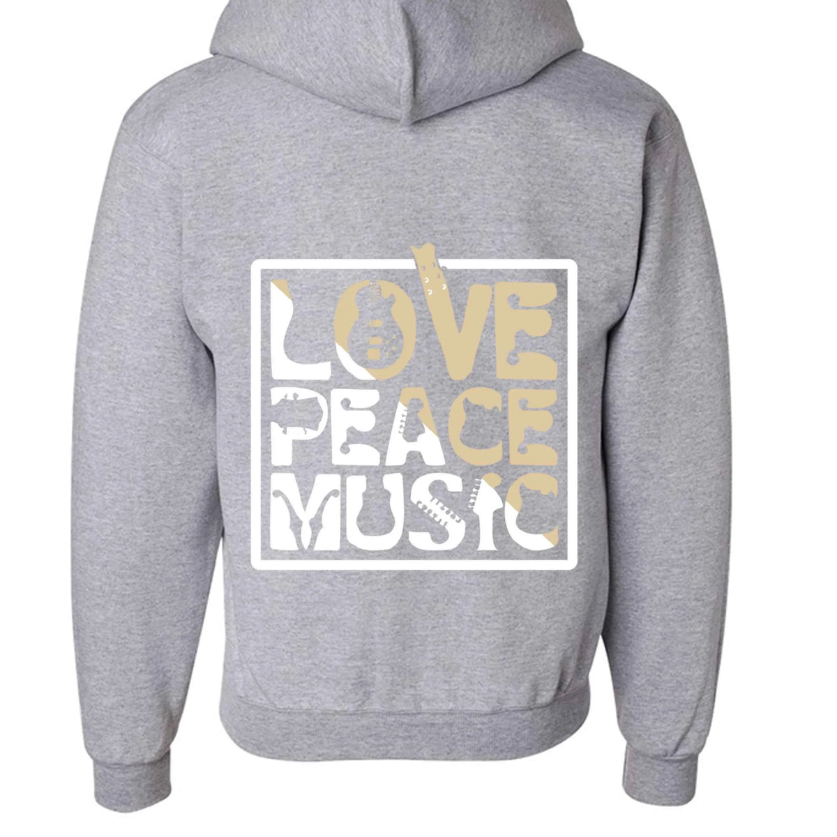 LOVE PEACE MUSIC HOODIE
