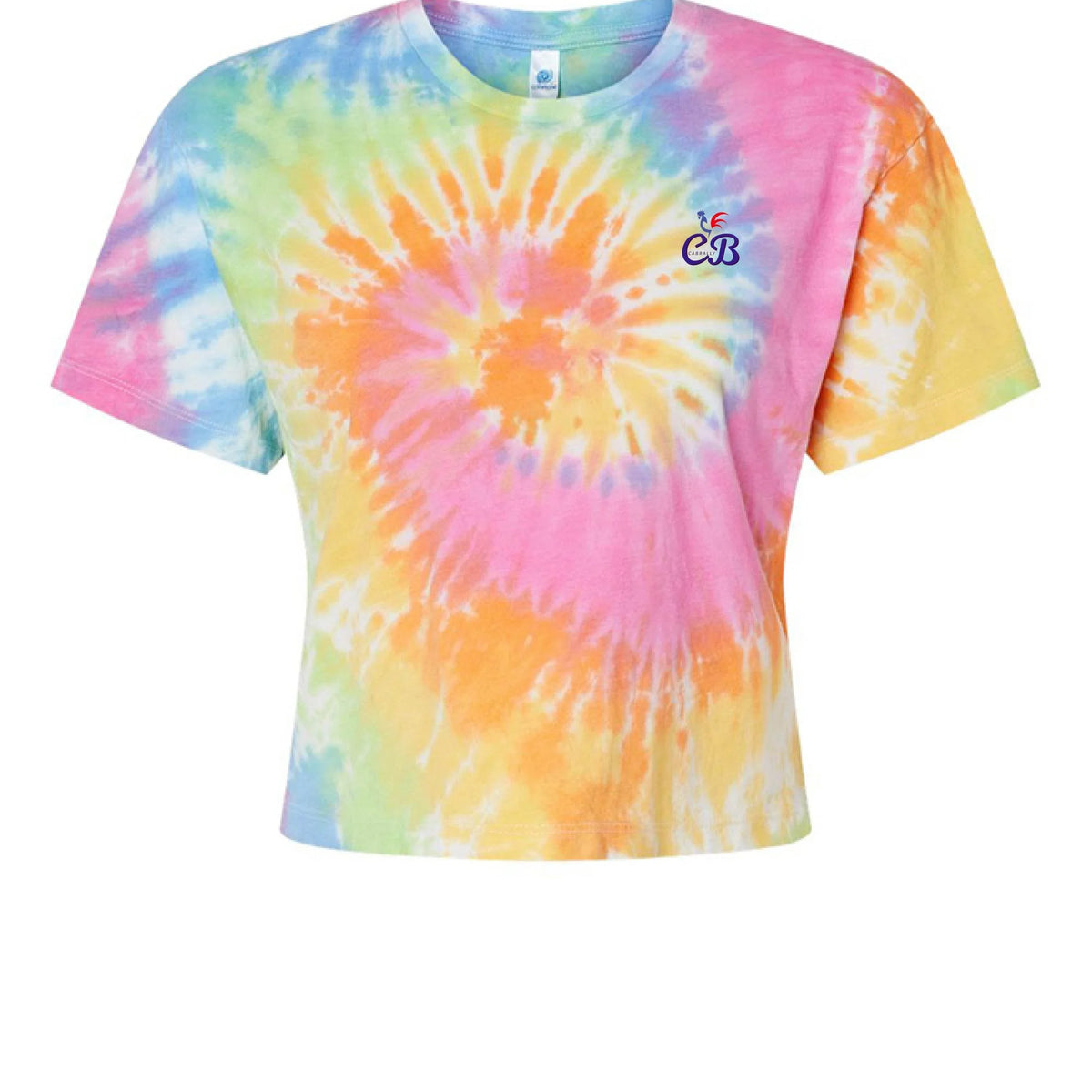 Tie-Dyed Crop T-shirt - CABRALLY