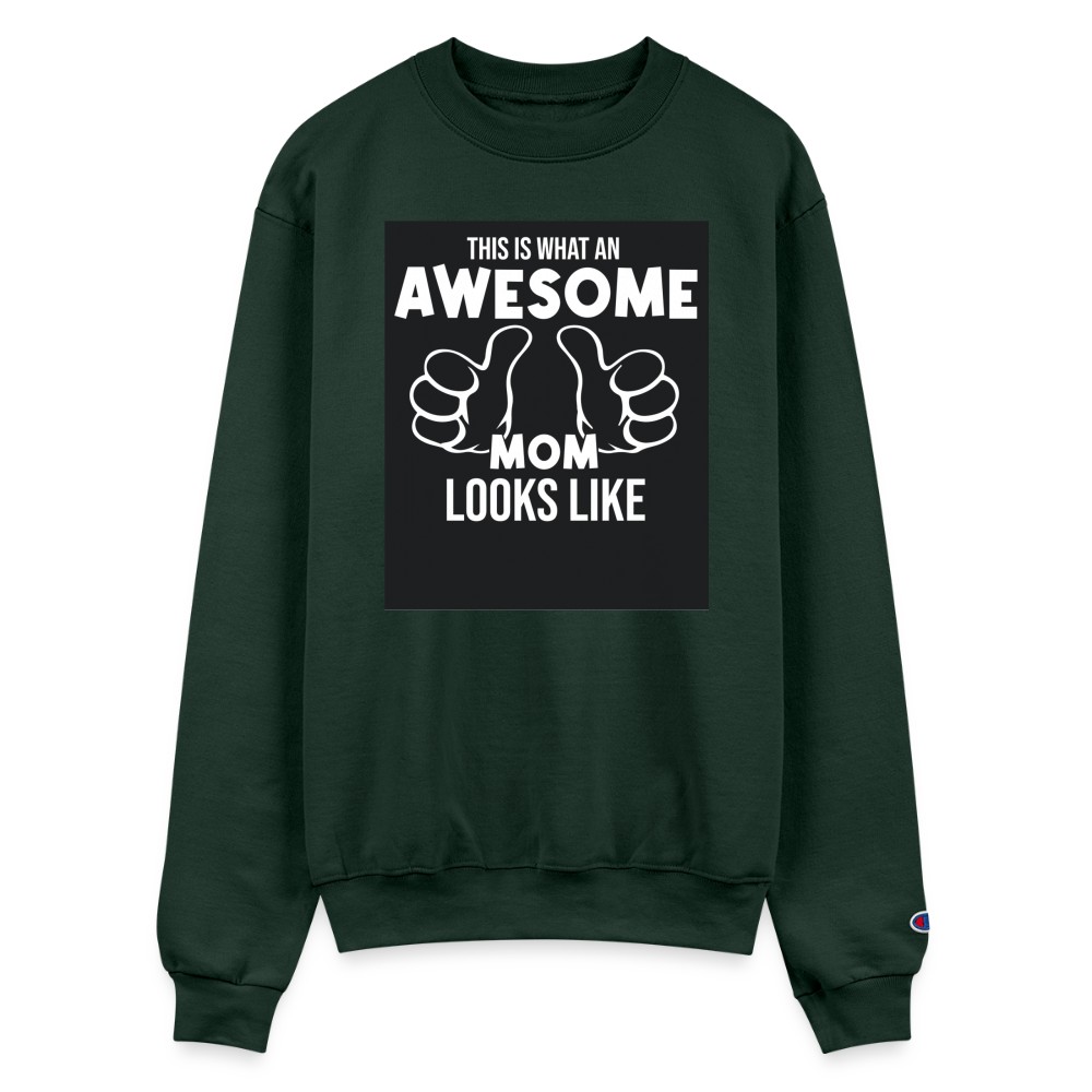 Champion Unisex Powerblend Sweatshirt - Dark Green