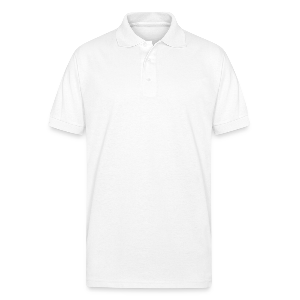 Gildan Unisex 50/50 Jersey Polo - white