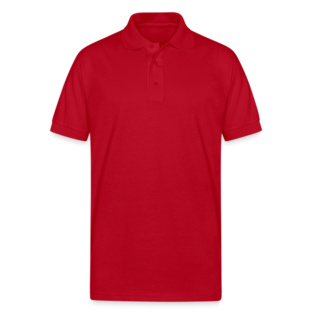 Gildan Unisex 50/50 Jersey Polo - red