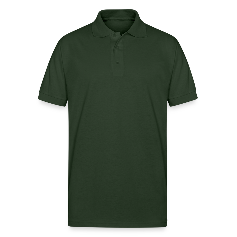 Gildan Unisex 50/50 Jersey Polo - forest green