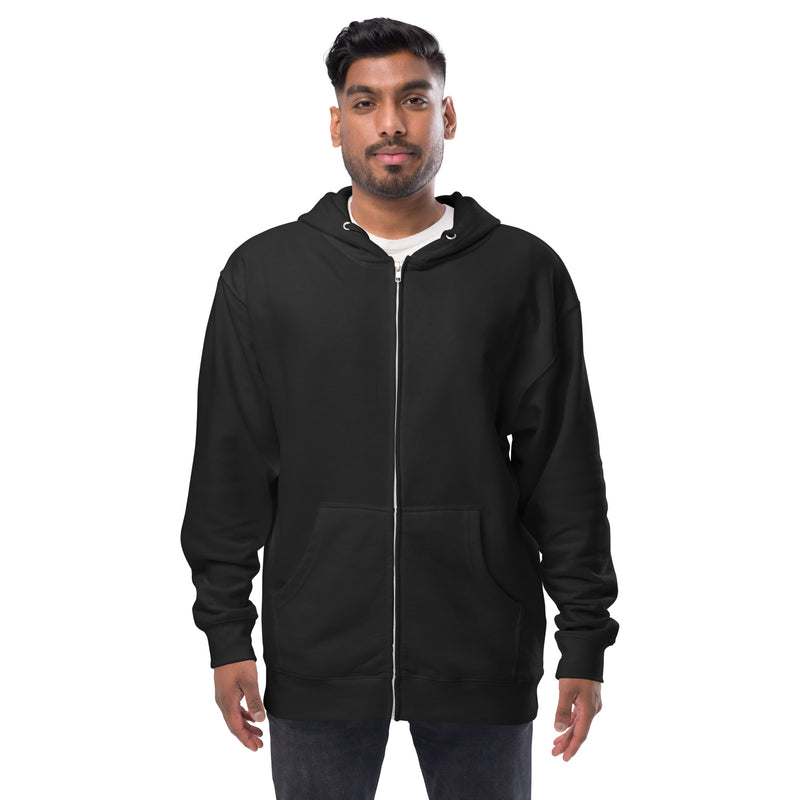 Unisex fleece zip up hoodie - CABRALLY