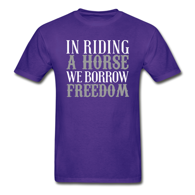 Hanes Adult Tagless T-Shirt - purple