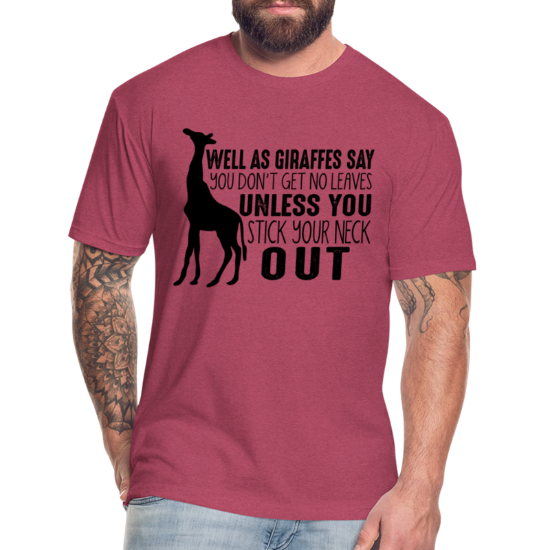 Hanes Adult Tagless T-Shirt - heather burgundy