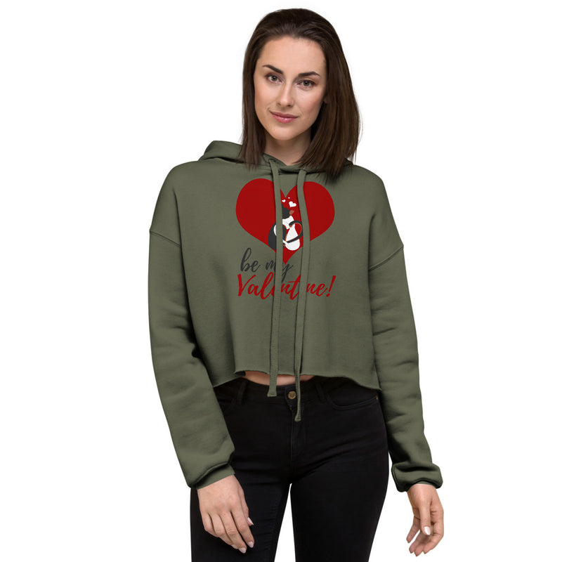 Valentine Crop Hoodie - CABRALLY